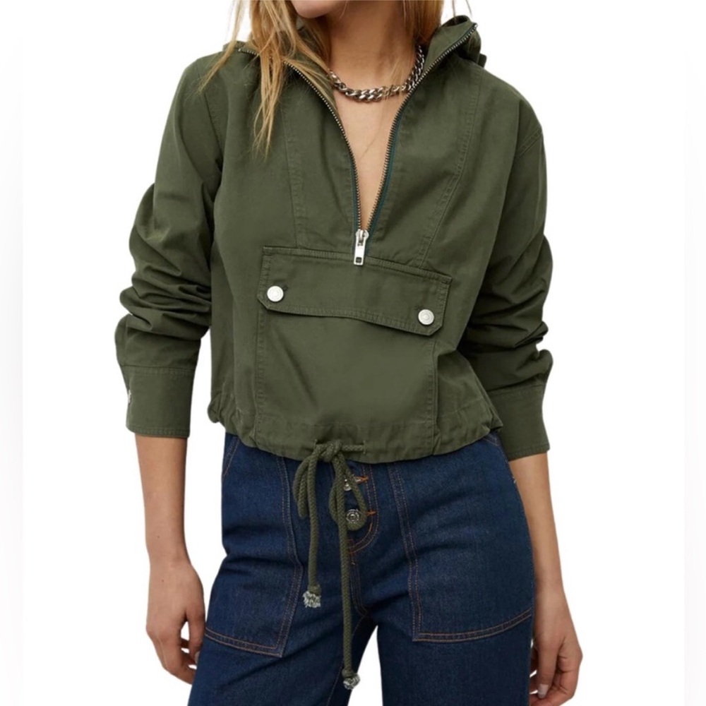 Veronica Beard Olive Green Women's Anorak